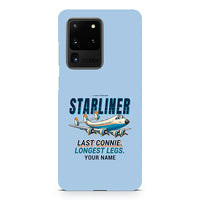 Thumbnail for L-1649A Starliner - Cartoon + Name - Samsung Case - Light Blue