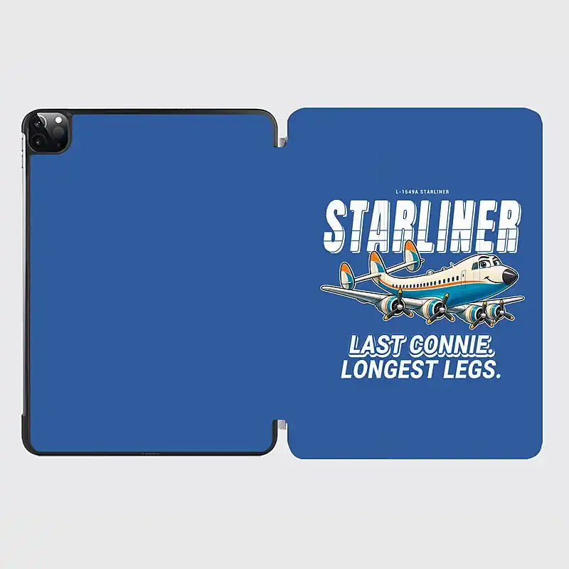 L-1649A Starliner - Cartoon - iPad Case - Blue