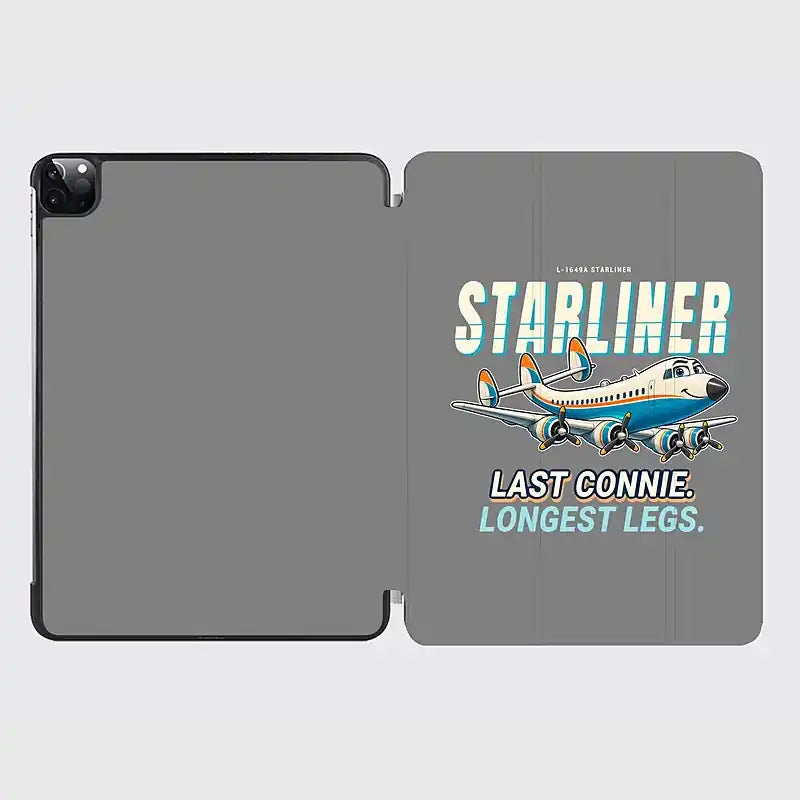 L-1649A Starliner - Cartoon - iPad Case - Gray
