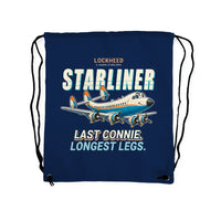 Thumbnail for L-1649A Starliner - Drawstring Bag - Cartoon - Dark Blue