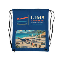 Thumbnail for L-1649A Starliner - Drawstring Bag - Classic - Blue