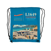 Thumbnail for L-1649A Starliner - Drawstring Bag - Classic - Light Blue