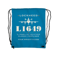 Thumbnail for L-1649A Starliner - Drawstring Bag - Heritage - Light Blue