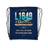 Thumbnail for L-1649A Starliner - Drawstring Bag - Original - Dark Blue