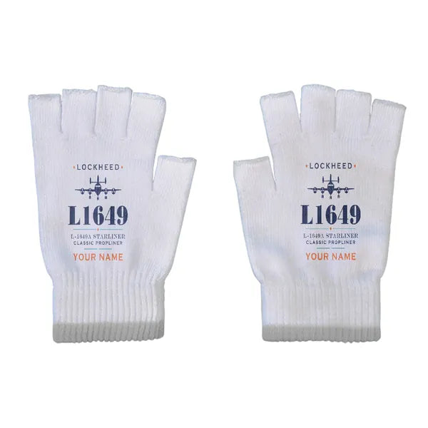 L-1649A Starliner - Gloves - Cut - Heritage + Name - Light Gray