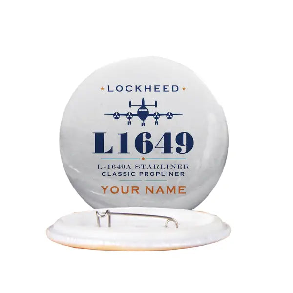 L-1649A Starliner - Heritage + Name - Pin - White