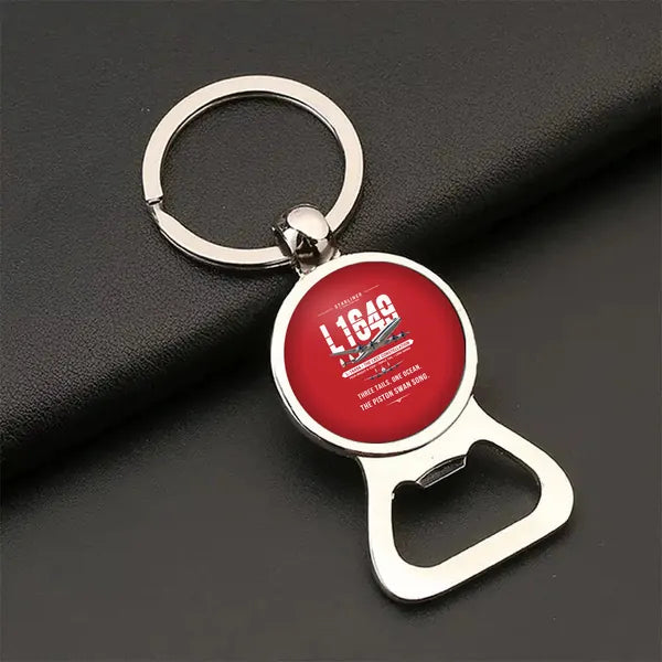 L-1649A Starliner - Original - Bottle Opener Key Chain - Red