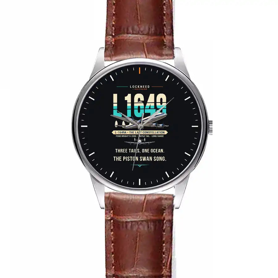 L-1649A Starliner - Original - Leather Strap - Striped Brown Leather Strap