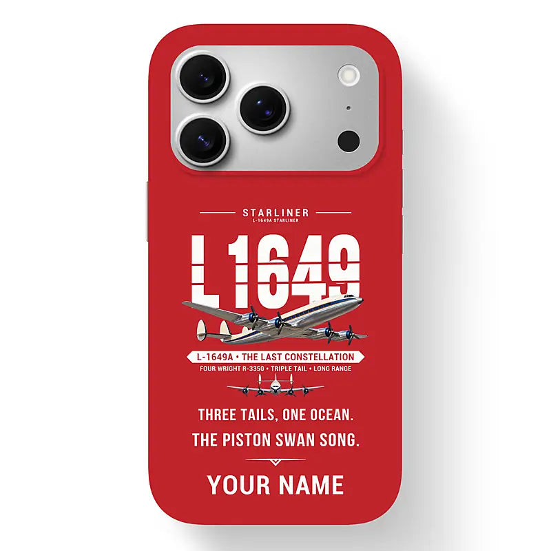 L-1649A Starliner - Original + Name - MagSafe iPhone 17 Pro - Red
