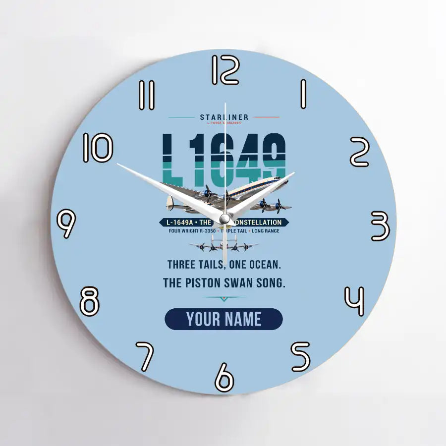 L-1649A Starliner - Original + Name - No Frame - Light Blue