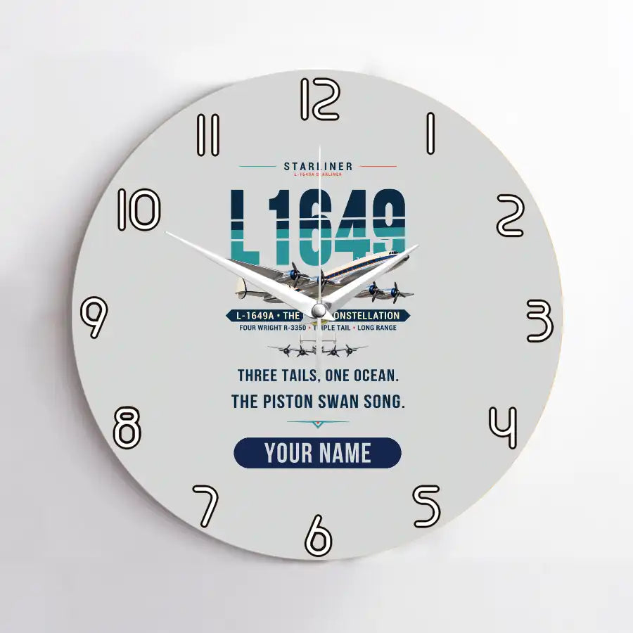 L-1649A Starliner - Original + Name - No Frame - Light Gray