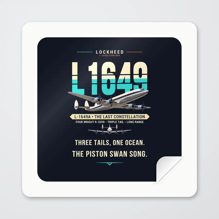 L-1649A Starliner - Original - Square Sticker - Peel
