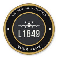 Thumbnail for L-1649A Starliner Patches - Circle + Name - Black Gold