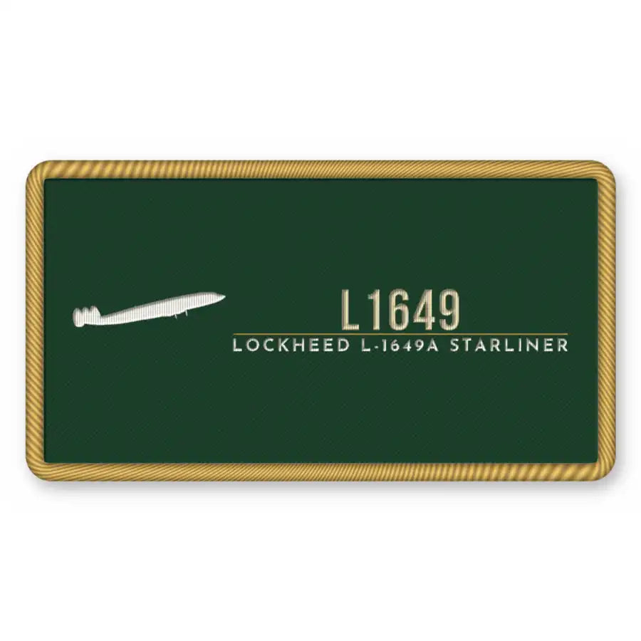 L-1649A Starliner Patches - Rectangle - Forest Gold