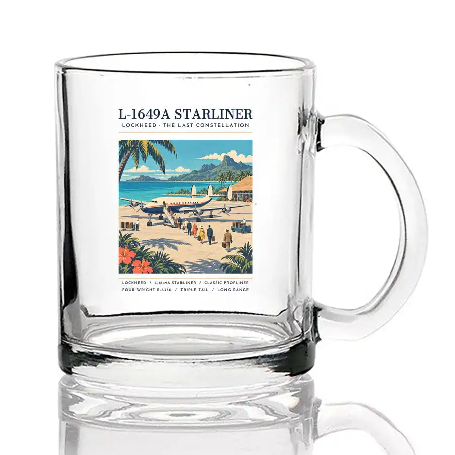 L-1649A Starliner - Poster - Coffee & Tea Glass