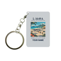 Thumbnail for L-1649A Starliner - Poster + Name - Key Chain - Light Gray