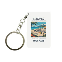 Thumbnail for L-1649A Starliner - Poster + Name - Key Chain - White