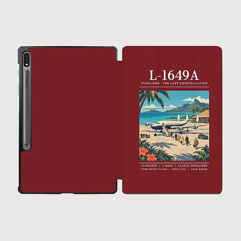 L-1649A Starliner - Poster - Samsung Tablet - Dark Red
