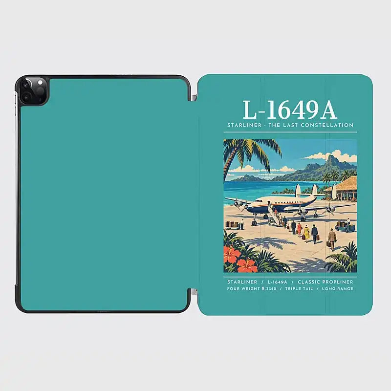 L-1649A Starliner - Poster - iPad Case - Turquoise