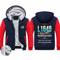 Thumbnail for L-1649A Starliner Zipped Sweatshirts - Original - Navy & Red