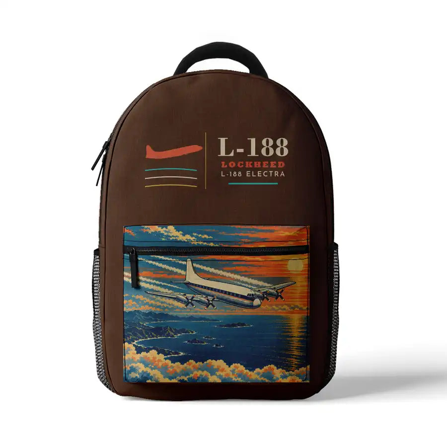 L-188 Electra - 3D Backpack - Brown
