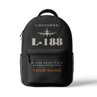 Thumbnail for L-188 Electra - 3D Backpack - Heritage + Name - Gray