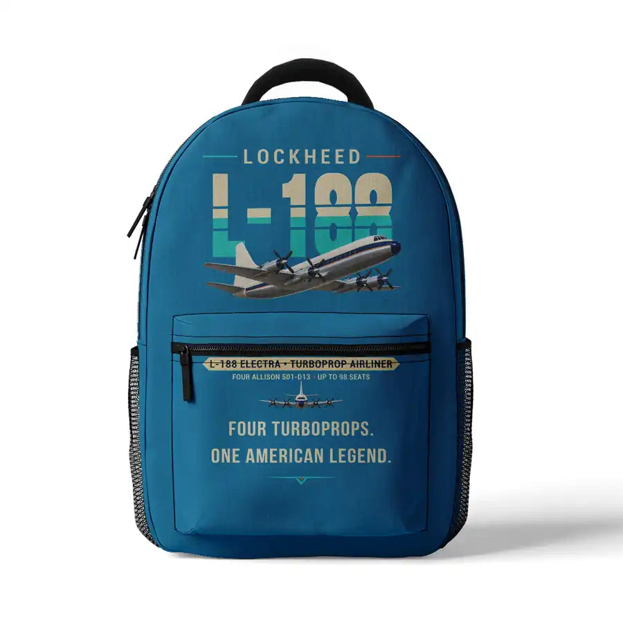 L-188 Electra - 3D Backpack - Original - Light Blue