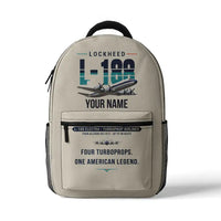 Thumbnail for L-188 Electra - 3D Backpack - Original + Name - Beige