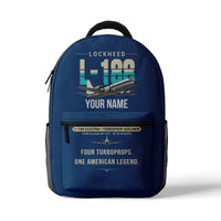 Thumbnail for L-188 Electra - 3D Backpack - Original + Name - Blue