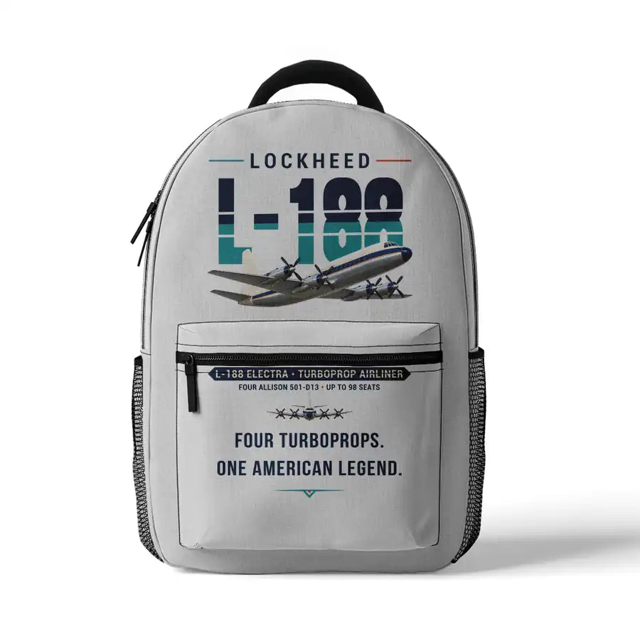 L-188 Electra - 3D Backpack - Original - White