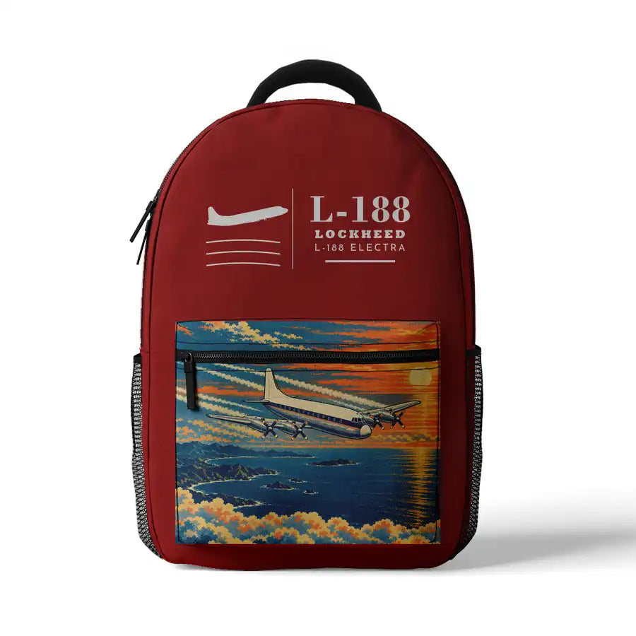 L-188 Electra - 3D Backpack - Red