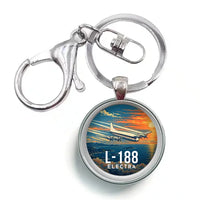 Thumbnail for L-188 Electra - 3D - Circle Key Chain - Full Print