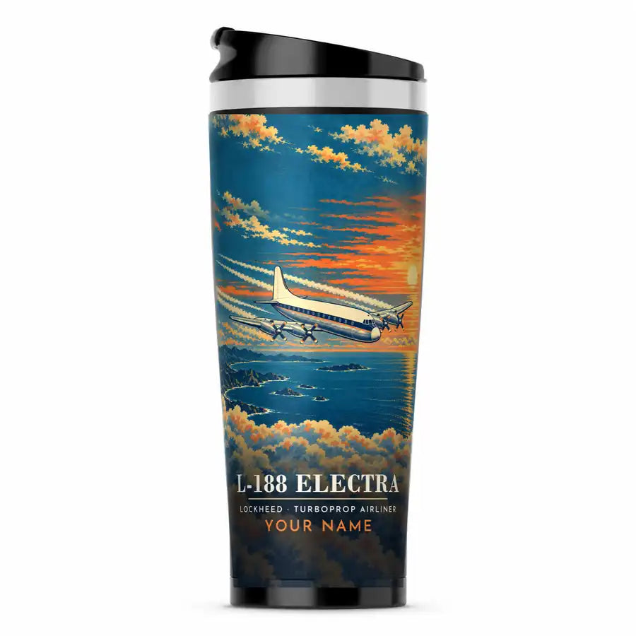 L-188 Electra - 3D + Name - Stainless Steel (No Holder) - Full Print