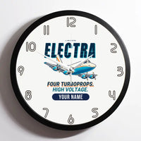 Thumbnail for L-188 Electra - Cartoon + Name - Framed - White
