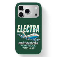 Thumbnail for L-188 Electra - Cartoon + Name - MagSafe iPhone 17 Pro - Dark Green