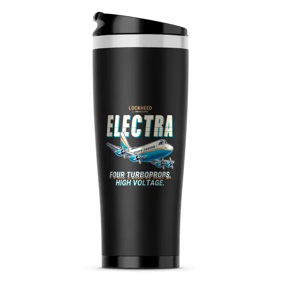 L-188 Electra - Cartoon - Stainless Steel (No Holder) - Black