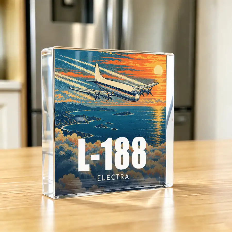 L-188 Electra - Crystal Ornament - 3D - Kitchen