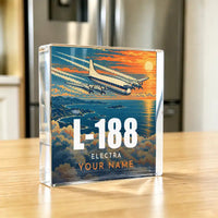 Thumbnail for L-188 Electra - Crystal Ornament - 3D + Name - Kitchen
