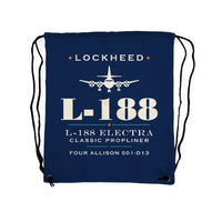 Thumbnail for L-188 Electra - Drawstring Bag - Heritage - Dark Blue