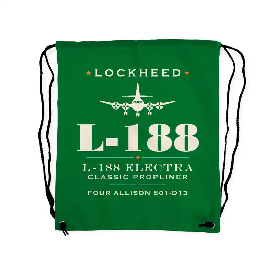 L-188 Electra - Drawstring Bag - Heritage - Green