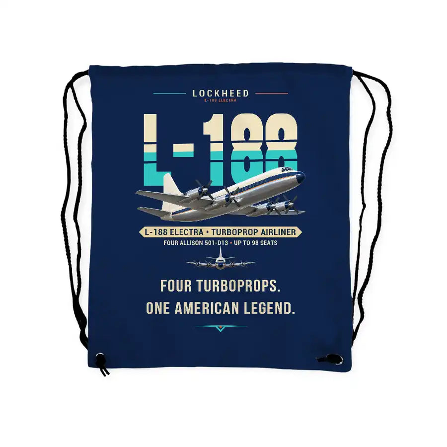 L-188 Electra - Drawstring Bag - Original - Dark Blue