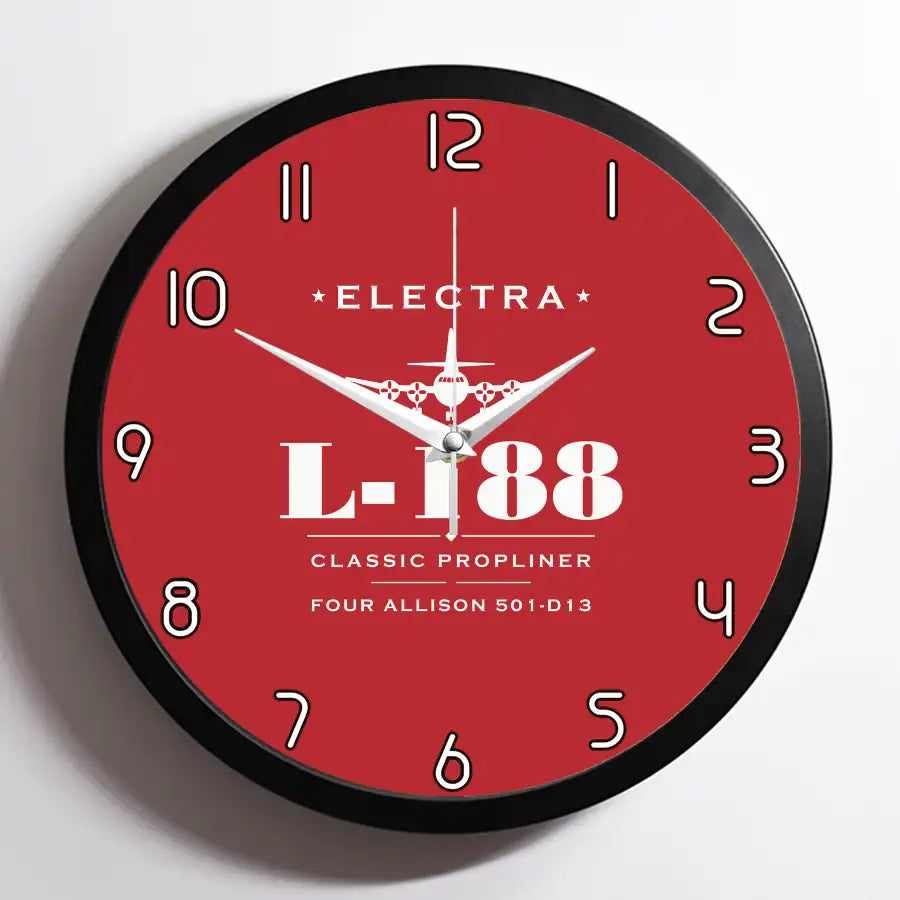 L-188 Electra - Heritage - Framed - Red