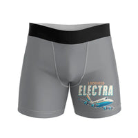 Thumbnail for L-188 Electra - Men Boxers - Cartoon - Gray