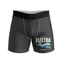 Thumbnail for L-188 Electra - Men Boxers - Cartoon + Name - Black