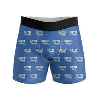 Thumbnail for L-188 Electra - Men Boxers - Cartoon Pattern - Blue