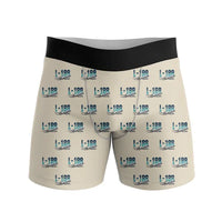 Thumbnail for L-188 Electra - Men Boxers - Original Pattern - Beige