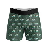 Thumbnail for L-188 Electra - Men Boxers - Original Pattern - Dark Green