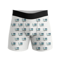 Thumbnail for L-188 Electra - Men Boxers - Original Pattern - White