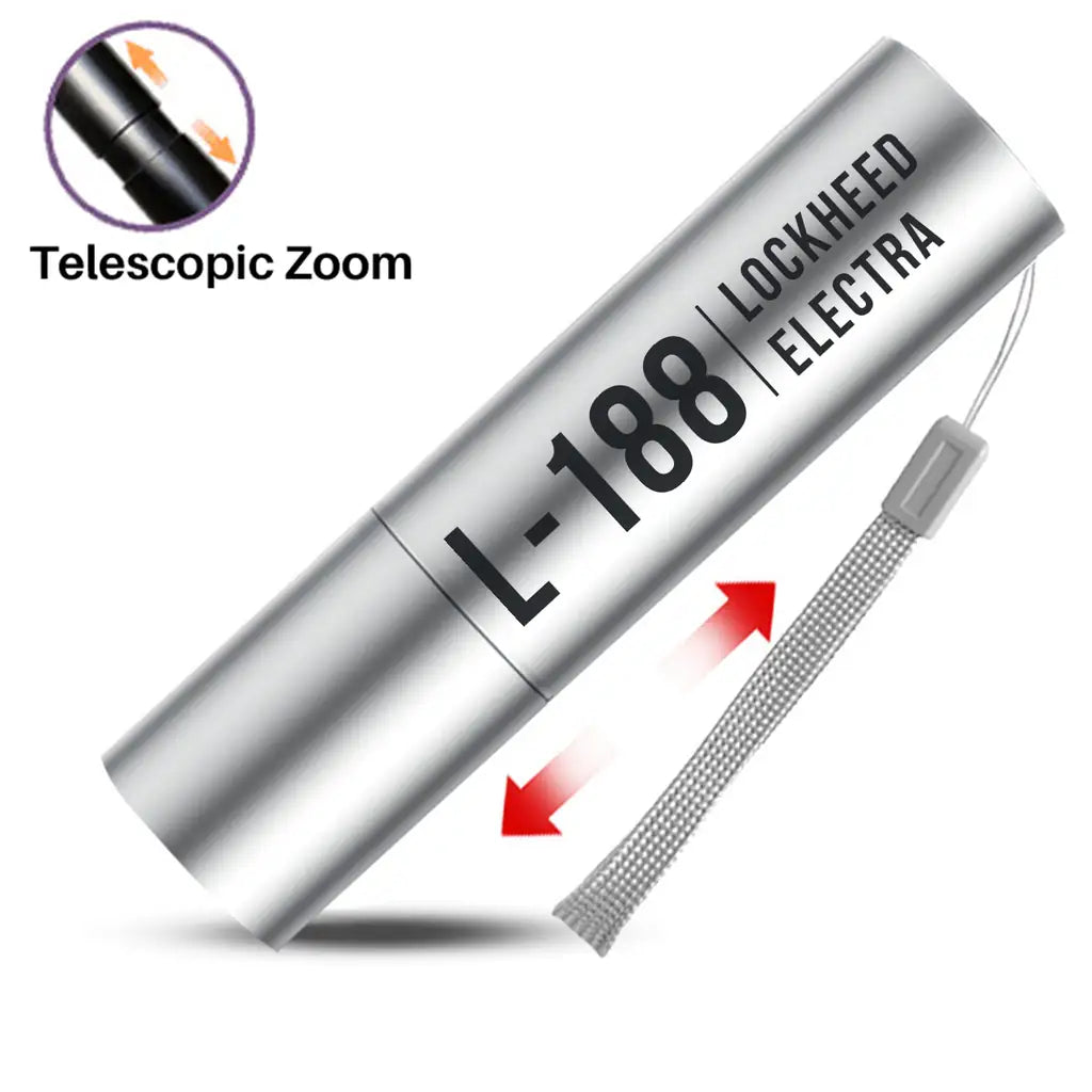 L-188 Electra - Mini LED Flashlight - Tag - Silver
