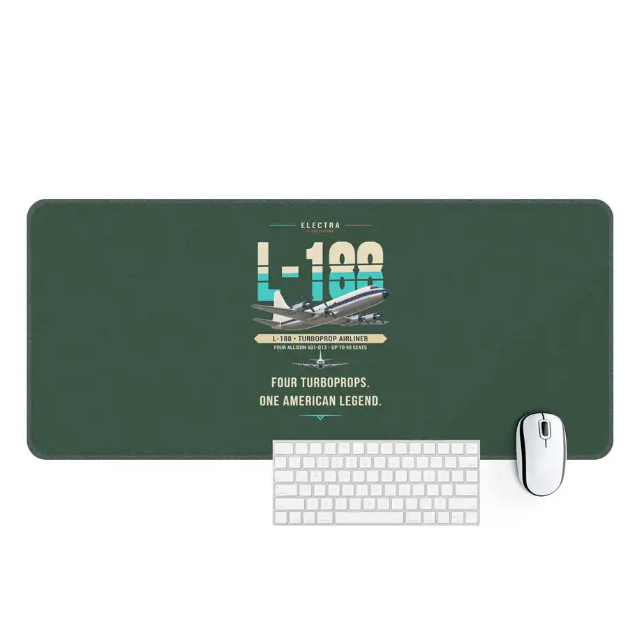 L-188 Electra - Original - Desk Mat - Dark Green